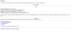 Desktop Screenshot of lists.ding.net